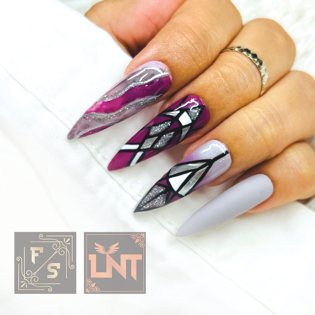 LNT- Double Head Nail Liner Brush ( 7-10 )