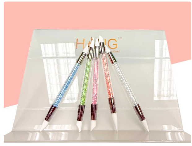 Silicon Brush Set (5pcs/bag) | Nail Art Tools for Smooth Application