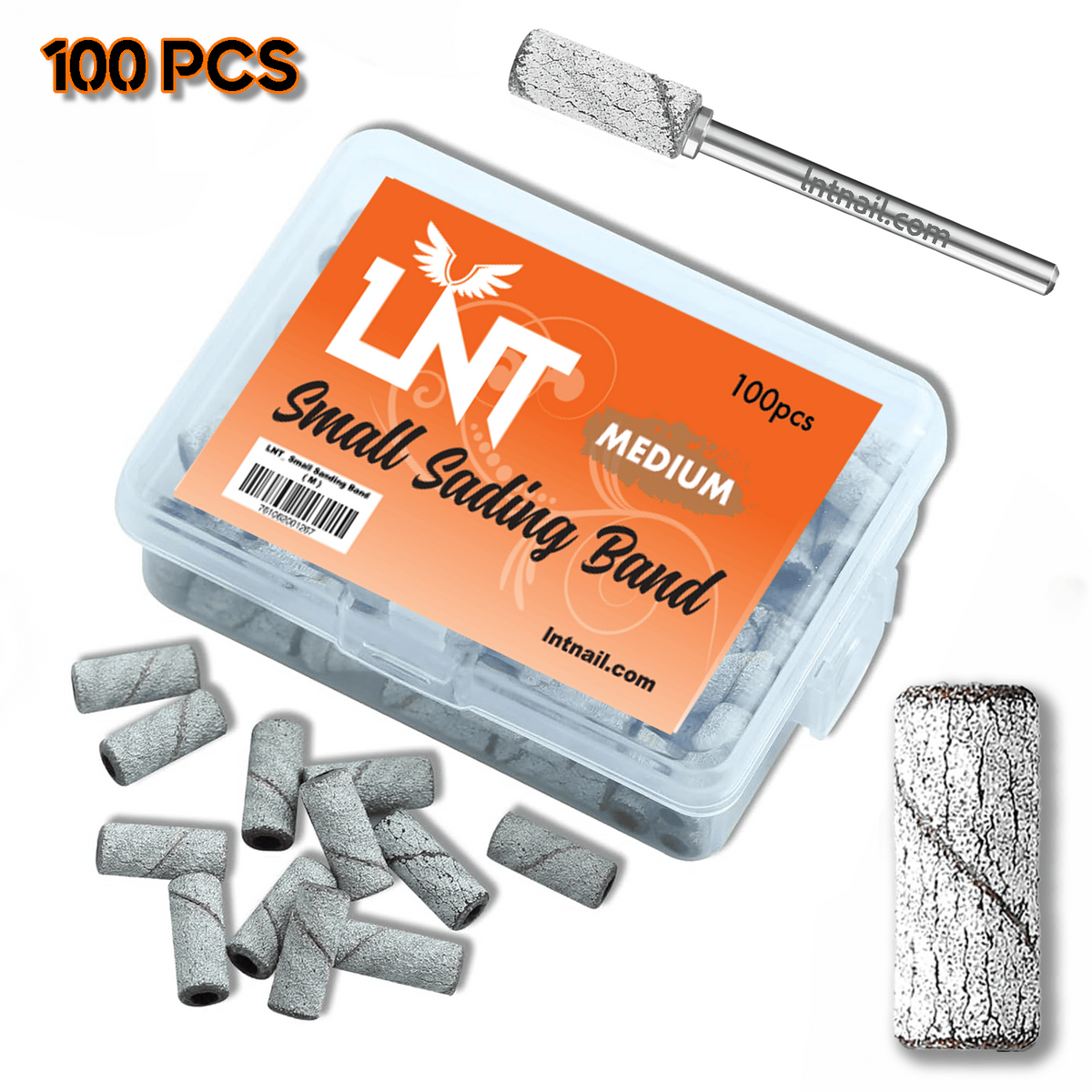 LNT_100PCS Professional Small Sanding Bands_ MEDIUM